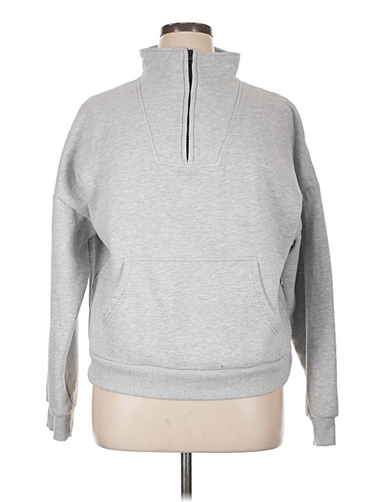 Pre-owned Trendy Queen Sweatshirt In Gray