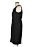J.Crew 100% Polyester Solid Black Casual Dress Size 2 - photo 5