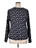 Polagram Blue Long Sleeve Blouse Size 1X - photo 1
