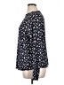 Polagram Blue Long Sleeve Blouse Size 1X - photo 5