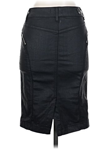 7 For All Mankind Denim Skirt (view 2)