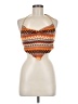 Shein 100% Polyester Orange Halter Top Size 8 - 10 - photo 1
