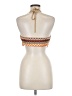 Shein 100% Polyester Orange Halter Top Size 8 - 10 - photo 2