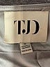 TJD 100% Polyester Solid Gray Casual Pants Size M - photo 4