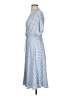 Dex Polka Dots Blue Casual Dress Size XS - photo 5