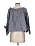 American Eagle Outfitters Gray 3/4 Sleeve Blouse Size S - photo 2