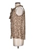 Parker Tan Sleeveless Silk Top Size XS - photo 5