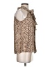 Parker Tan Sleeveless Silk Top Size XS - photo 4