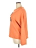 State Of Mind 100% Polyester Orange Pullover Sweater Size XXL - photo 5