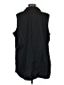 St. John's Bay Black Sleeveless Button-Down Shirt Size 3 - photo 2