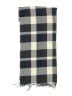 Plush Plaid Gray Blue Scarf One size - photo 2