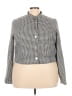 Draper James Houndstooth Gray Jacket Size XXL - photo 1