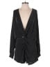 Revival Metallic Black Romper Size S - photo 1