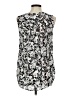 Fenn Wright Manson 100% Polyester Silver Sleeveless Blouse Size M - photo 2