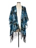 Colleen Lopez Print Blue Kimono Size L - photo 1