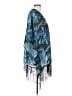 Colleen Lopez Print Blue Kimono Size L - photo 4