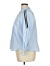 Zara Basic Color Block Blue 3/4 Sleeve Button-Down Shirt Size XL - photo 5