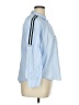 Zara Basic Color Block Blue 3/4 Sleeve Button-Down Shirt Size XL - photo 4
