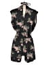 CAbi Floral Black Romper Size S - photo 2