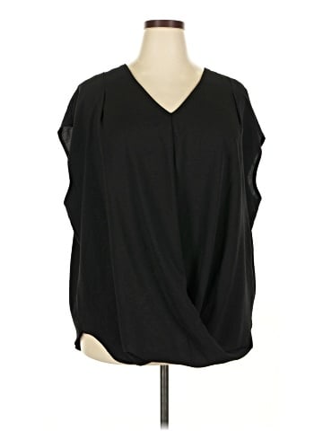 She + Sky Short Sleeve Blouse (view 1)