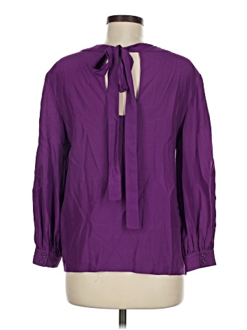 Kate Spade New York Long Sleeve Silk Top (view 2)