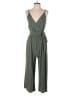 Kaileigh Stripes Green Jumpsuit Size M - photo 1