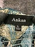 AaKaa 100% Rayon Blue Short Sleeve Blouse Size L - photo 6
