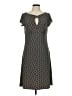 Ann Taylor Chevron-herringbone Gray Casual Dress Size 8 - photo 1