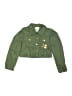 Little Lass 100% Cotton Hearts Green Jacket Size 6 - photo 1