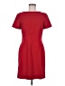 Kasper A.S.L. 100% Polyester Solid Red Casual Dress Size 6 - photo 1