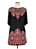 ECI Paisley Black Casual Dress Size XL - photo 2