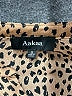 AaKaa Animal Print Brown Casual Dress Size S - photo 7