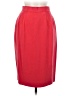 Barrie Pace 100% Silk Solid Red Silk Skirt Size 6 - photo 1