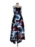 Speechless 100% Polyester Floral Multi Color Blue Cocktail Dress Size 15 - photo 1