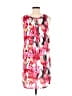Kenar 100% Polyester Print Pink Casual Dress Size 8 - photo 2