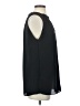 Ann Taylor 100% Polyester Black Sleeveless Blouse Size S - photo 4