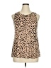Apt. 9 Tan Sleeveless Blouse Size XL - photo 1