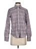 Gap Print Gray Purple Long Sleeve Button-Down Shirt Size S (estimated) - photo 1