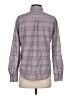 Gap Print Gray Purple Long Sleeve Button-Down Shirt Size S (estimated) - photo 2