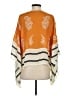 Floreat 100% Viscose Paisley Stripes Orange 3/4 Sleeve Blouse Size XS - photo 2