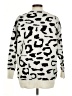 Zesica 100% Acrylic Animal Print Ivory Cardigan Size M - photo 2