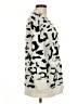 Zesica 100% Acrylic Animal Print Ivory Cardigan Size M - photo 4