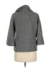 MICHAEL Michael Kors 100% Polyester Chevron-herringbone Gray Blazer Size M - photo 2