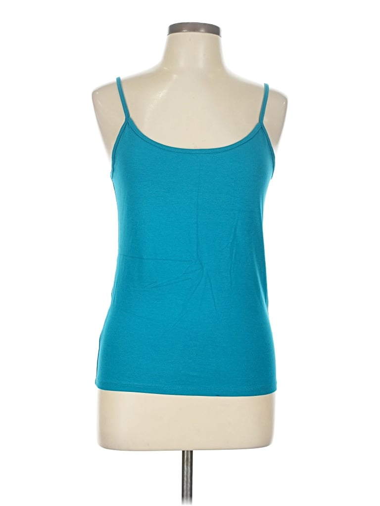 Pre-owned Kettlewell Tank Top Teal Strapless Neckline Tops In Blue