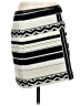 Madewell Stripes Ivory Casual Skirt Size 4 - photo 1