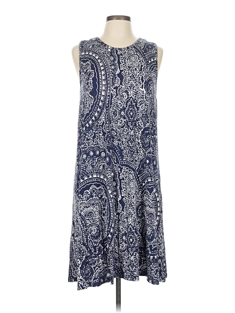 Pre-owned Sigrid Olsen Casual Dress In Blue