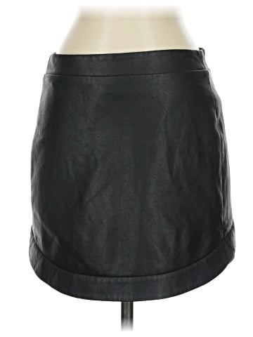 BCBGMAXAZRIA Faux Leather Skirt (view 1)
