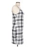 Unbranded Plaid Gray Casual Dress Size L - photo 4