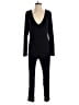 Shein Solid Black Jumpsuit Size 12 - photo 1