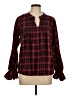 Blooming Jelly Red Long Sleeve Blouse Size L - photo 1